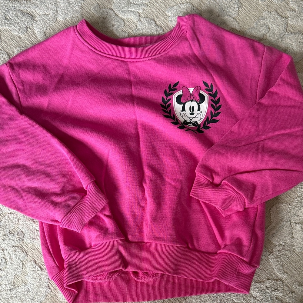 GAP Pink Kids Sweatshirt with Character Emblem